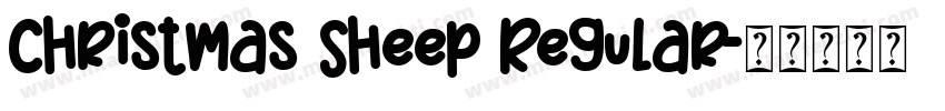Christmas Sheep Regular字体转换